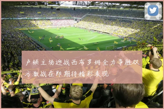 卢顿主场迎战西布罗姆全力争胜双方激战在即期待精彩表现